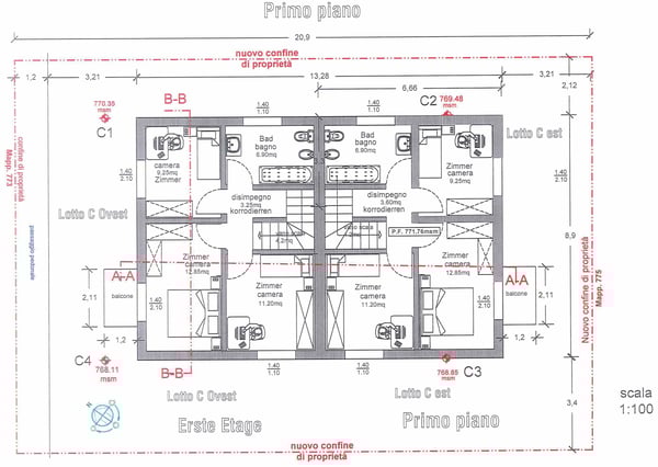 NUOVA COSTRUZIONE A FAIDO  CASA BIFAMILIARE 1.5 LOCALI CON GIARDINO E VISTA MONTAGNA 5