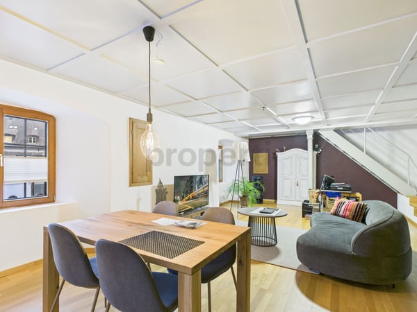 Charmante 1.5-Zimmer-Maisonette-Wohnung im historischen Zehntenhaus  Wo Geschichte auf modernen Wohnkomfort trifft 4