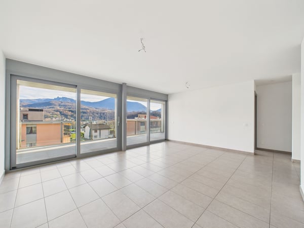 Moderno appartamento 1.5 locali con balcone soleggiato a Gravesano 1