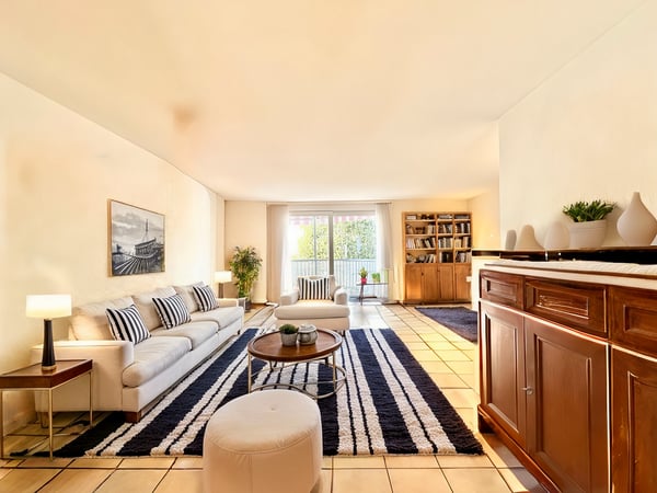 Luminoso appartamento di 1.5 locali a Pregassona con giardino 1