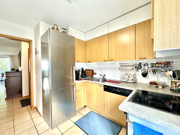 Luminoso appartamento di 1.5 locali a Pregassona con giardino 2