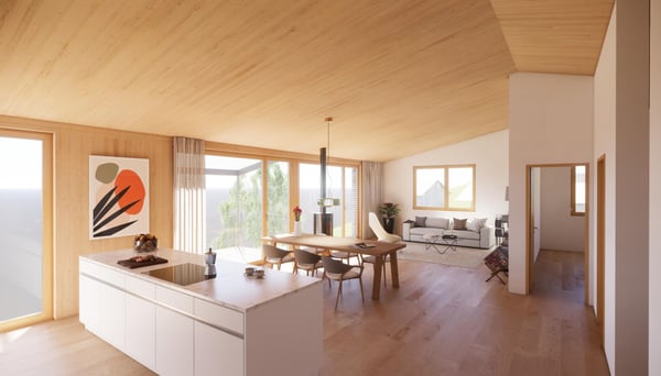 Ökologische 1.5-Zimmer Dachwohnung in Wienacht-Tobel (Neubau) 4