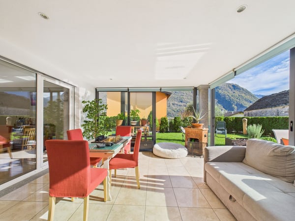 Villetta unifamiliare 1.5 locali con giardino d'inverno, sauna  Gnosca 12