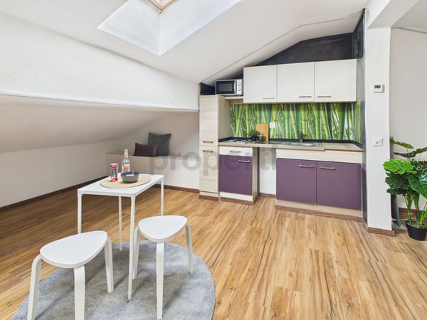 Charmante 1.5-Zimmer-Wohnung in historischem Gebäude in Steg VS 8