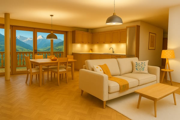 Élégance & Ensoleillement LOT 2: Superbe 1.5 Pièces avec Terrasse XXL 2