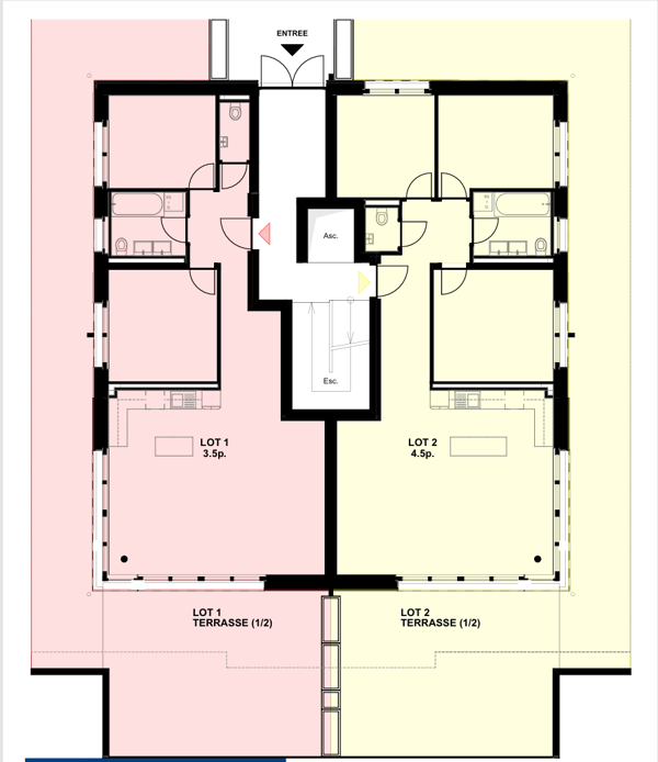 Élégance & Ensoleillement LOT 2: Superbe 1.5 Pièces avec Terrasse XXL 6