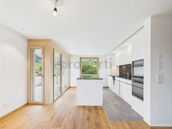 Schöne 1.5-Zimmer Maisonette-Neubauwohnung mit Berg- und Seeblick in Brigels 2