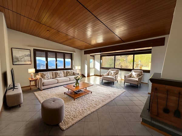 Moderne villa unifamiliare con 1.5 camere in una posizione idilliaca ad Aranno, nel Canton Ticino 4