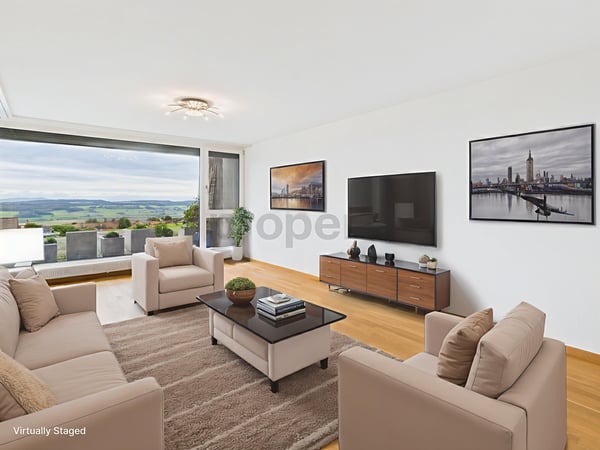 Terrassenwohnung in Lommiswil mit 1.5 Zimmern und grosser Terrasse 1