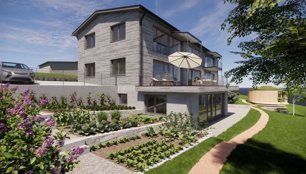 Ökologische 1.5-Zimmer Wohnung mit Balkon in Wienacht-Tobel (Neubau) 1