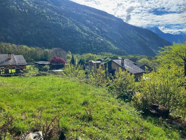 Terreno edificabile con piscina naturale a Giornico 1