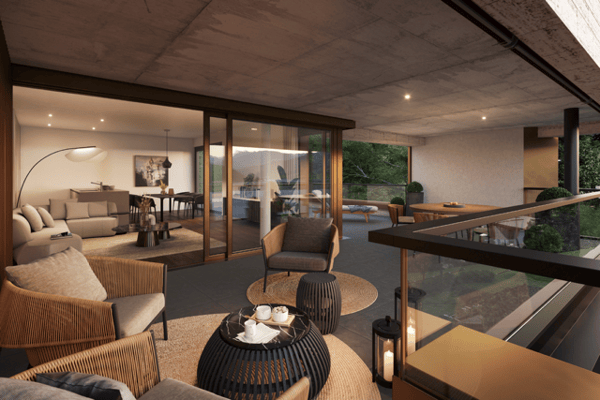 Exklusive Neubau-Attikawohnung mit Seesicht in Oberägeri  1.5 Zimmer & grosszügige Terrasse 4