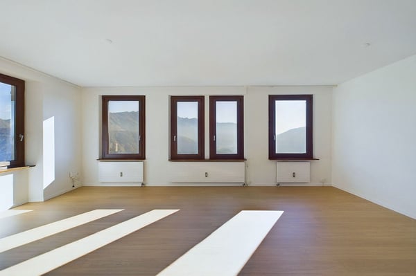 Prestigiosa proprietà con tre appartamenti indipendenti e grande giardino  Carona 12