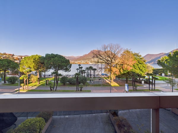 Elegante monolocale ristrutturato con vista lago a Paradiso 11