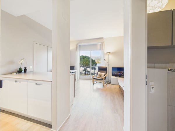 Elegante monolocale ristrutturato con vista lago a Paradiso 6