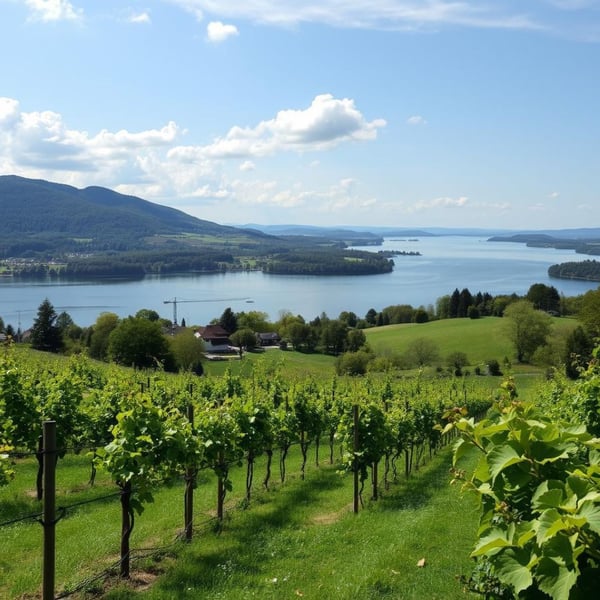 Terrain Constructible Exclusif à La Grande Béroche avec Projet de Villa de Luxe Autorisé 1