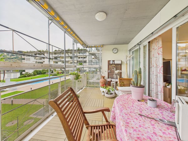 Luminoso appartamento 1.5 locali con piscina, palestra e sauna  Lugano 12