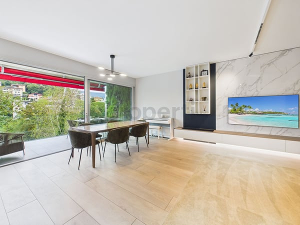 1.5 locali moderno in zona centrale strategica con vista aperta 4