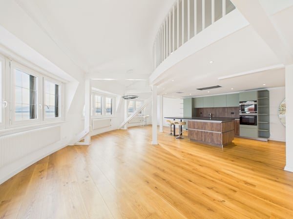 Duplex lumineux et rénové avec vue sur le lac dans la région de Nyon 1