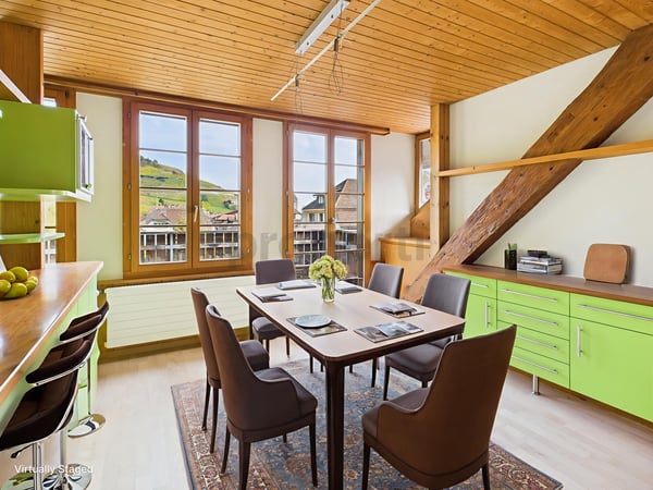 Charmante 1.5-Zimmer Wohnung mit Galerie und Seeblick in Twann 6