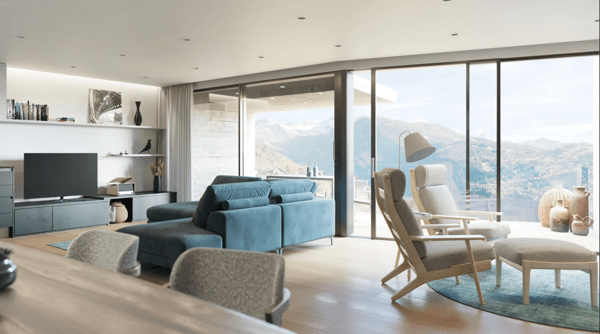 Plus que 3 villas disponibles  Promotion de 5 villas contiguës à Ayent 2