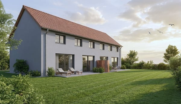 Charmante maison mitoyenne moderne dans un quartier calme et familial 1