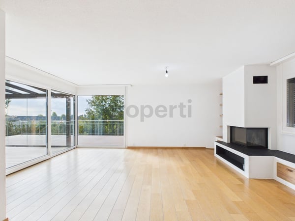 Maison jumelée rénovée de 1.5 pièces avec jardin, véranda et grand salon  cadre familial calme à Le Mont-sur-Lausanne 2