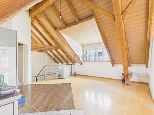 Helle 2-Zimmer-Loftwohnung mit Balkon ins Grüne, Hausen am Albis - Mietzins inkl. Nebenkosten 2