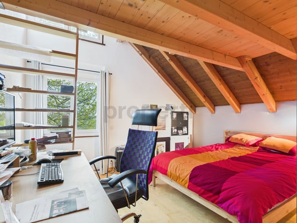 Grande maison individuelle avec appartement indépendant, jardin et vue dégagée 10