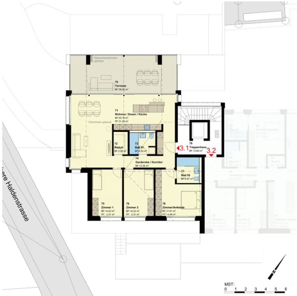 Neubauprojekt: 4.5-Zimmer-Dachgeschosswohnung in Untereggen 9