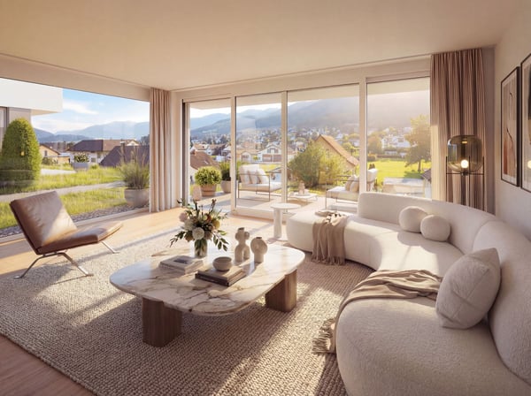 Exklusives 5.5-Zimmer-Neubau-Doppeleinfamilienhaus mit Weitsicht 5
