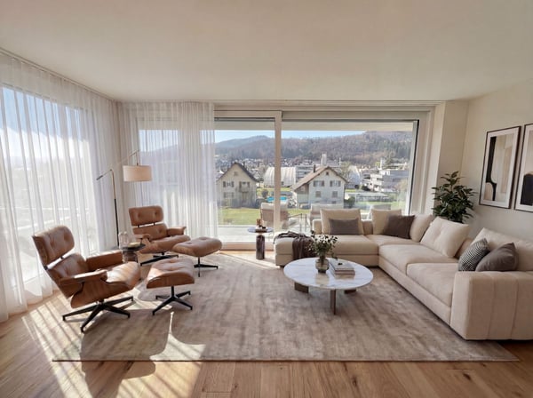 Exklusives 5.5-Zimmer-Neubau-Doppeleinfamilienhaus mit zwei Einstellplätzen 1