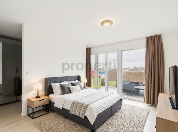 Moderne 4.5 pièces maison mitoyenne avec jardin à Courtepin 5