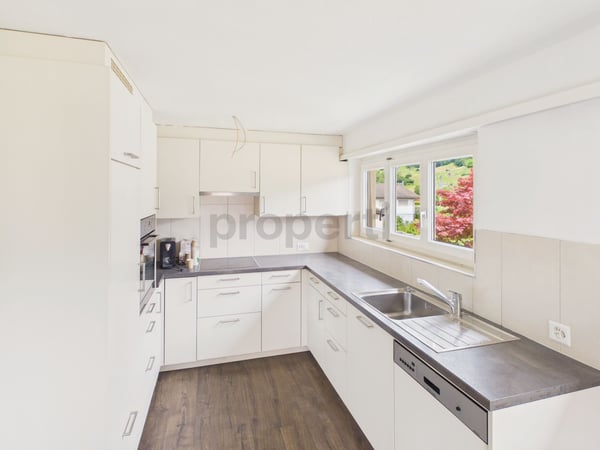 Moderne 4.5-Zimmer-Wohnung mit Balkon und Kamin in Mels 4