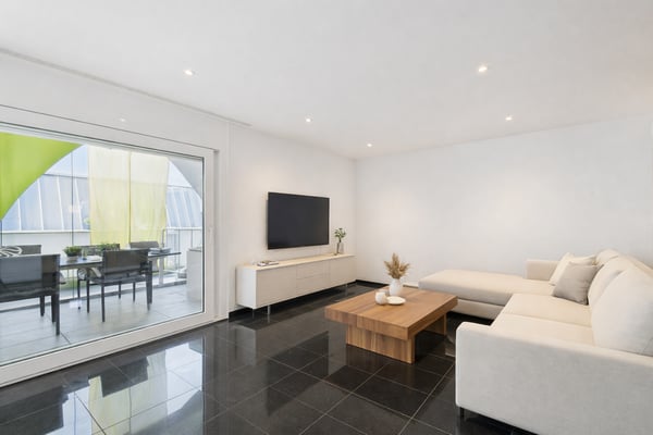 Exklusive Attikawohnung mit 40 m² Dachterrasse & Wintergarten - Privatsphäre, Komfort in Widnau 2