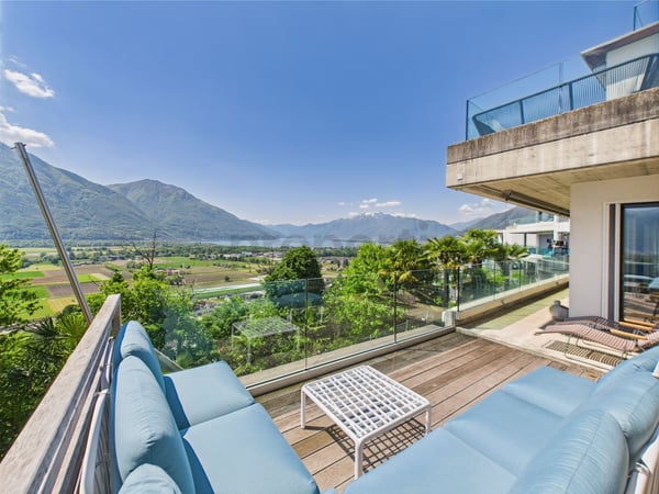 Esclusivo Appartamento con Vista lago Panoramica a Gordola 9