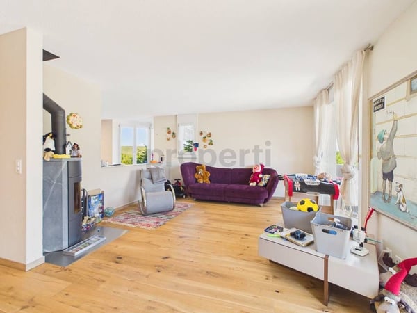 Grosszuegiges 6-Zimmer-Einfamilienhaus mit Pool, Wünnewil 2