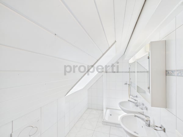 Wunderschöne, charmante und grosse 3.5-Zimmer-Dachgeschosswohnung in Grindel mit Cheminéeofen 7