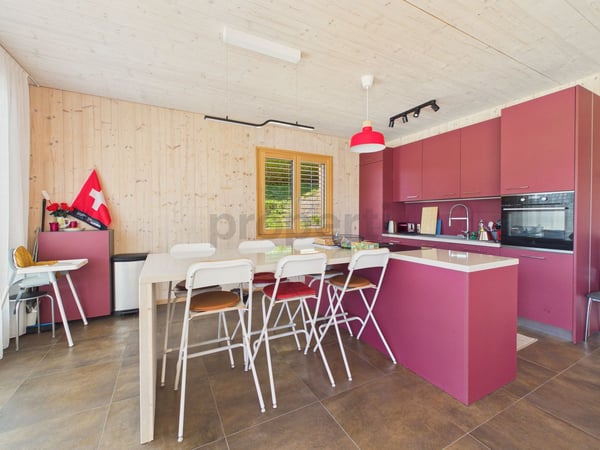 Moderne 5.5 pièces maison mitoyenne avec parking, Lens 4