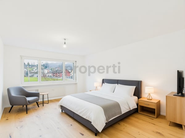 Frisch sanierte 3.5-Zimmer-Wohnung mit Balkon in Wittenbach 6