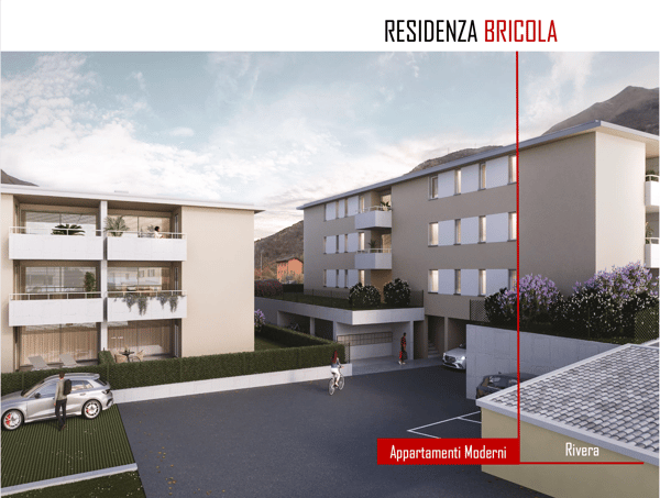 Moderno e luminoso appartamento 3 locali di nuova costruzione a Rivera 4