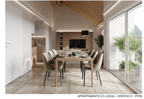 Nuovo complesso residenziale Sassa a Gnosca - Grande 5.5 locali con giardino 4