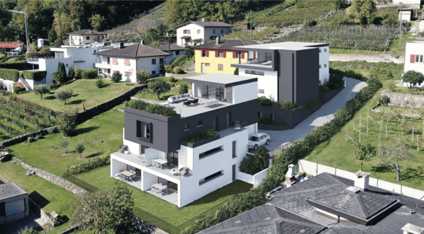 Moderne 2,5-Zimmer-Neubauwohnung in LuminoModerno appartamento di 2,5 locali di nuova costruzione a Lumino 2