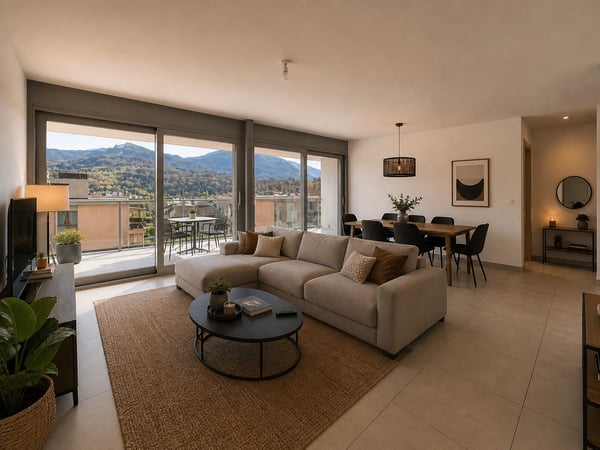 Moderno appartamento 2.5 locali con ampia terrazza a Gravesano 1