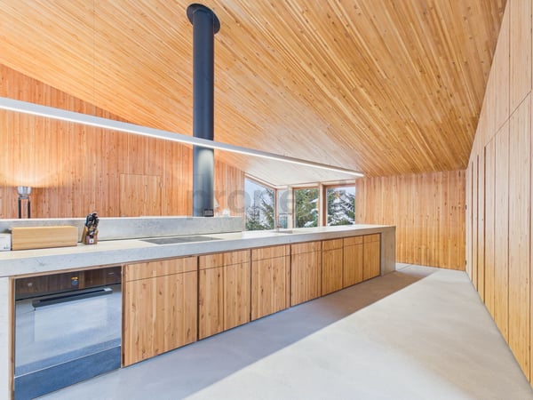 Architektonisch herausragendes Einfamilienhaus an erstklassiger Panoramalage in den Schweizer Alpen - ein Zweitwohnsitz mit Wohnkomfort und Weitblick 5