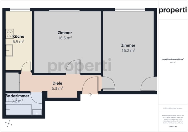 2-Zimmer Wohnung mit Balkon 9
