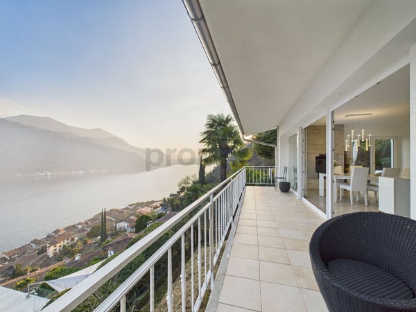Villa di charme a Morcote con giardino e vista lago mozzafiato 10