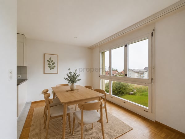 Helle und familienfreundliche 4.5-Zimmer-Wohnung in ruhiger Lage in Winikon 1