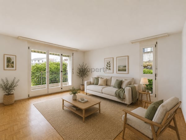 Helle und familienfreundliche 4.5-Zimmer-Wohnung in ruhiger Lage in Winikon 2