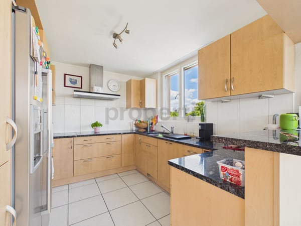 Grosser L-förmiger Balkon, barrierefreie Attikalage und Tiefgarageplätze 4